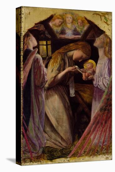 The Nativity, 1858 (Oil on Canvas)-Arthur Hughes-Premier Image Canvas