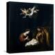 The Nativity, C.1665-70 (Oil on Obsidian)-Bartolome Esteban Murillo-Premier Image Canvas