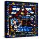 The Nativity, Stained Glass, Chartres Cathedral, France, 1194-1260-null-Premier Image Canvas