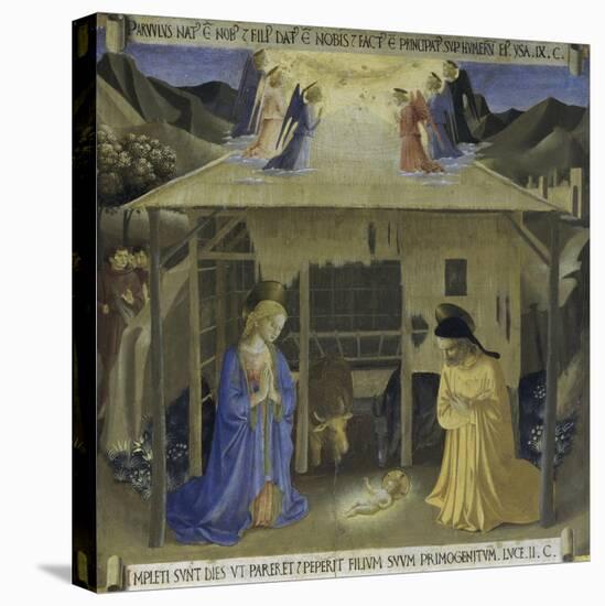 The Nativity, Story of the Life of Christ-Fra Angelico-Premier Image Canvas