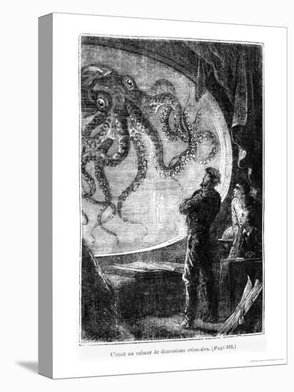 The Nautilus Passengers, Illustration from "20,000 Leagues under the Sea"-Alphonse Marie de Neuville-Premier Image Canvas