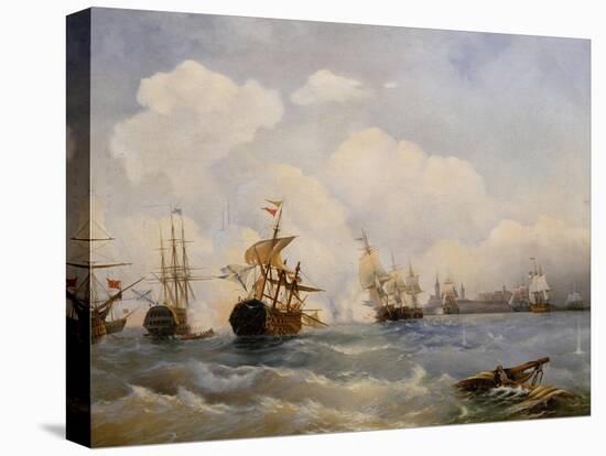 The Naval Battle of Reval on 13 May 1790, 1860S-Alexei Petrovich Bogolyubov-Premier Image Canvas