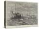 The Naval Manoeuvres, Torpedo-Catchers Off the Wicklow Coast-null-Premier Image Canvas