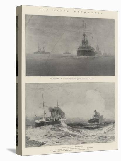 The Naval Manoeuvres-Fred T. Jane-Premier Image Canvas