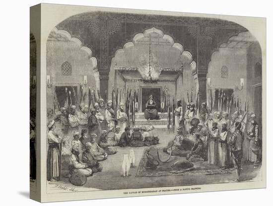 The Nawab of Morshedabad at Prayer-null-Premier Image Canvas