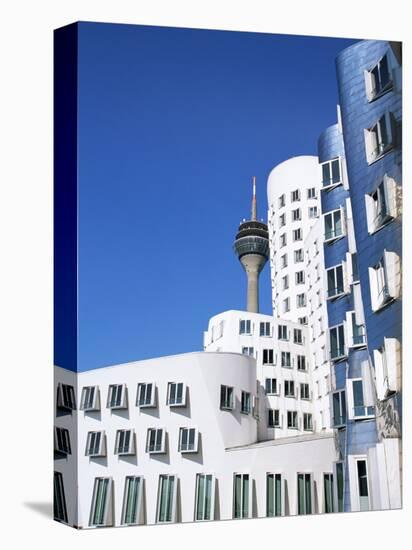 The Neuer Zollhof Building by Frank Gehry at the Medienhafen, Dusseldorf, North Rhine Westphalia-Yadid Levy-Premier Image Canvas