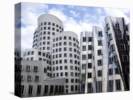 The Neuer Zollhof Building by Frank Gehry at the Medienhafen, Dusseldorf, North Rhine Westphalia-Yadid Levy-Premier Image Canvas