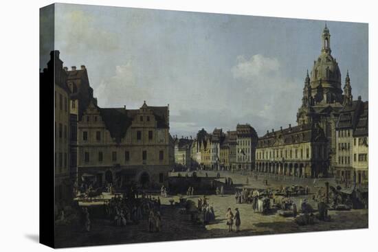 The Neumarkt in Dresden as Seen from the Moritz-Strasse, 1749-51-Canaletto-Premier Image Canvas