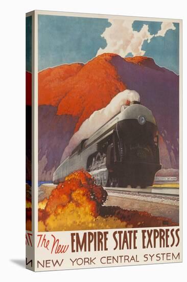 The New Empire State Express, New York Central System Rail Poster-null-Premier Image Canvas