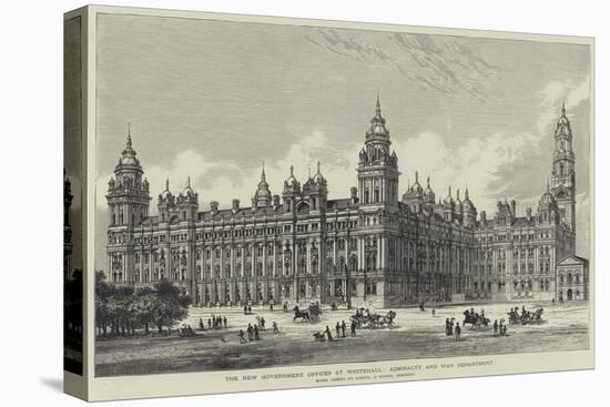 The New Government Offices at Whitehall, Admiralty and War Department-Frank Watkins-Premier Image Canvas