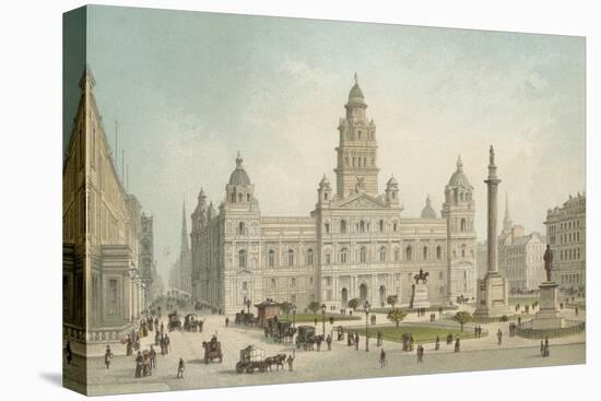 The New Municipal Buildings, George Square - Glasgow-English School-Premier Image Canvas