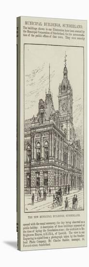 The New Municipal Buildings, Sunderland-Frank Watkins-Premier Image Canvas