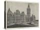 The New Parliament Houses at Ottawa-null-Premier Image Canvas