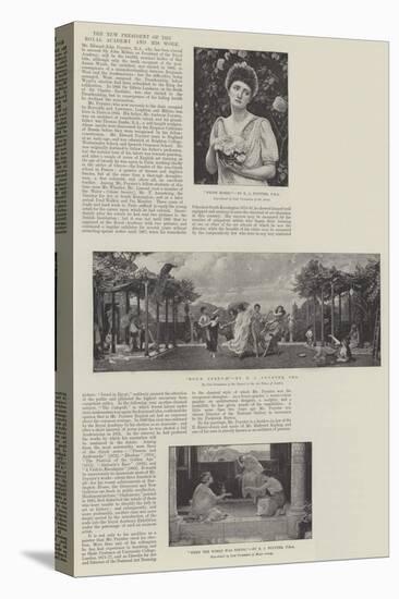The New President of the Royal Academy and His Work-Sir Edward John Poynter-Premier Image Canvas