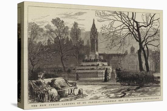 The New Public Gardens of St Pancras, Formerly Old St Pancras' Churchyard-William Henry James Boot-Premier Image Canvas