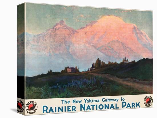 The New Yakima Gateway to Rainier National Park Poster, Circa 1925-Sidney Laurence-Premier Image Canvas