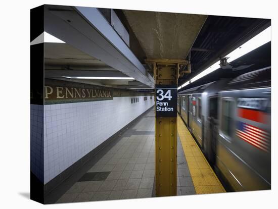 The New York City Subway.-Jon Hicks-Premier Image Canvas