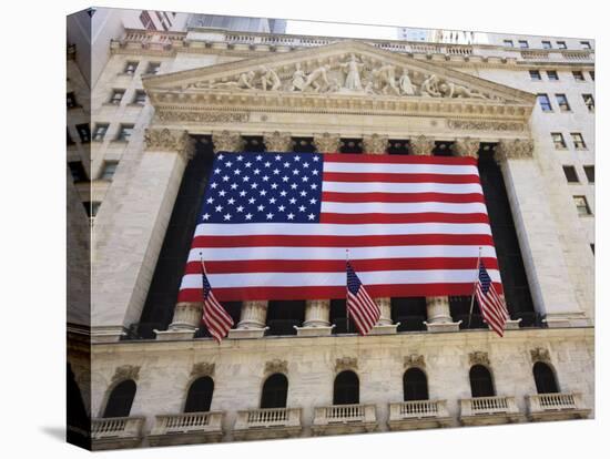 The New York Stock Exchange, Broad Street, Wall Street, Manhattan-Amanda Hall-Premier Image Canvas