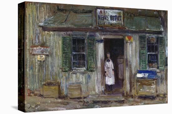 The News Depot, Cos Cob, Connecticut, 1912-Childe Hassam-Premier Image Canvas