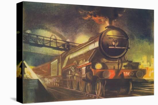 'The Night Scotsman, L.N.E.R., leaving King's Cross', 1940-Unknown-Premier Image Canvas