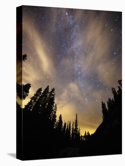 The Night Sky Above the Town of Breckenridge, Co.-Ryan Wright-Premier Image Canvas