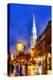 The North Church and Congress Street in Portsmouth, New Hampshire-Jerry & Marcy Monkman-Premier Image Canvas