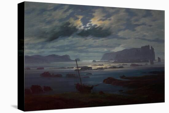 The Northern Sea in Moonlight, 1823-24-Caspar David Friedrich-Premier Image Canvas