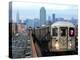 The Number 7 Train Runs Through the Queens Borough of New York-null-Premier Image Canvas