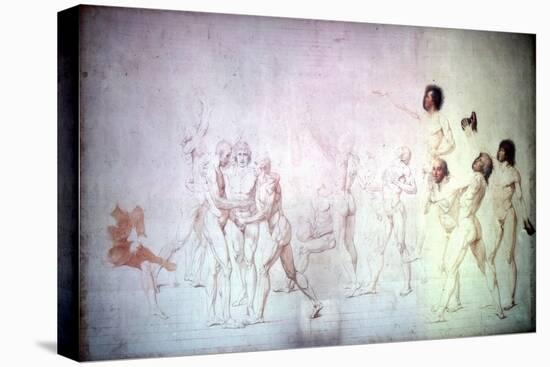 The Oath in the Tennis Court, 1791-Jacques Louis David-Premier Image Canvas