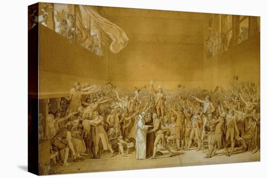 The Oath of the Jeu de Paume,1789-Jacques Louis David-Premier Image Canvas