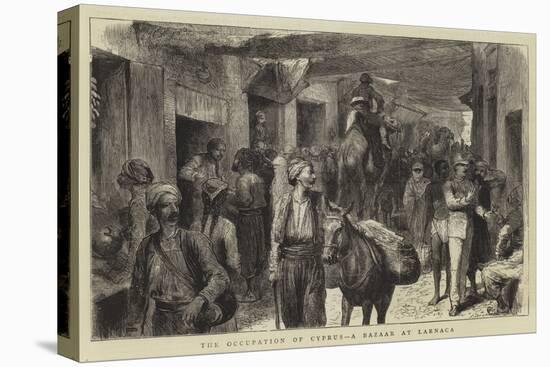 The Occupation of Cyprus, a Bazaar at Larnaca-Godefroy Durand-Premier Image Canvas