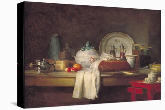 The Officers' Mess or the Remains of a Lunch, 1763-Jean-Baptiste Simeon Chardin-Premier Image Canvas