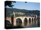 The Old Bridge Over the River Neckar, with the Castle in the Distance, Heidelberg, Germany-Geoff Renner-Premier Image Canvas