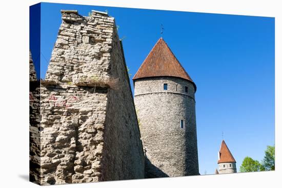 The Old City Walls of the Old Town of Tallinn, Estonia, Baltic States-Nico Tondini-Premier Image Canvas