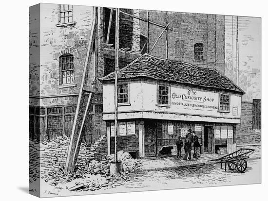 The Old Curiosity Shop near Lincoln's Inn Fields, London, c1860 (1911)-Joseph Swain-Premier Image Canvas