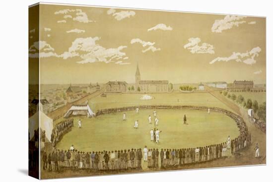 The Old Days of Merry Cricket Club Matches' at the Hyde Park Ground Sydney Australia-T.h. Lewis-Premier Image Canvas