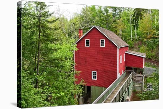 The Old Gristmill-Chuck Burdick-Stretched Canvas