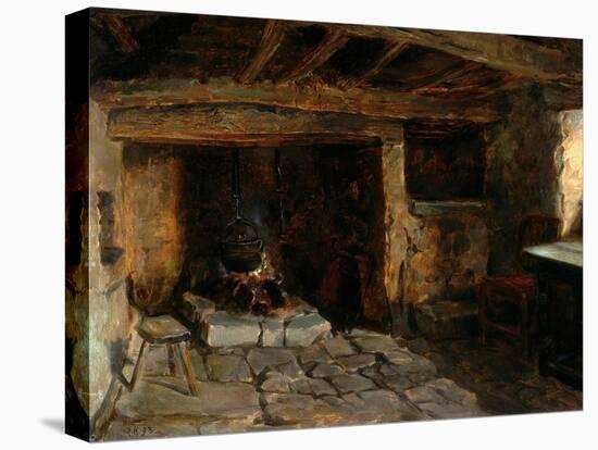 The Old Kitchen, 1893-Ralph Hedley-Premier Image Canvas