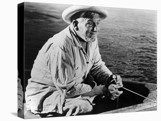 The Old Man And The Sea, Spencer Tracy, 1958-null-Stretched Canvas