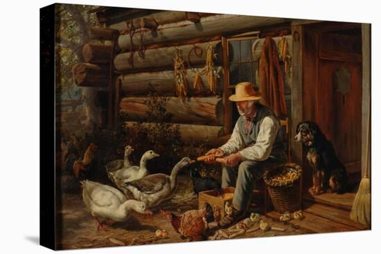 The Old Pioneer: Uncle Dan and His Pets, 1878-Arthur Fitzwilliam Tait-Premier Image Canvas