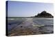 The Old Stone Causeway Leading to St. Michaels Mount Submerged by the Incoming Tide-Simon Montgomery-Premier Image Canvas