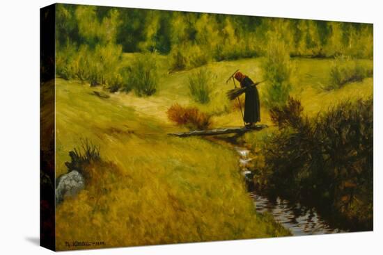 The old woman wife by the stream, 1899-Theodor Severin Kittelsen-Premier Image Canvas