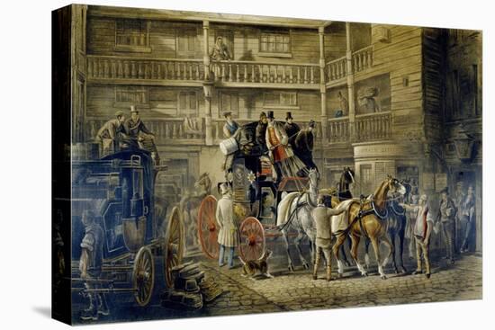The Olden Time, from 'Fores Coaching Recollections', Engraved by J. Harris-Charles Cooper Henderson-Premier Image Canvas