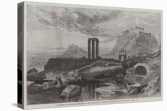 The Olympaeum and Acropolis of Athens-Harry John Johnson-Premier Image Canvas