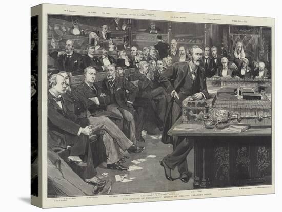 The Opening of Parliament, Session of 1892, the Treasury Bench-Thomas Walter Wilson-Premier Image Canvas