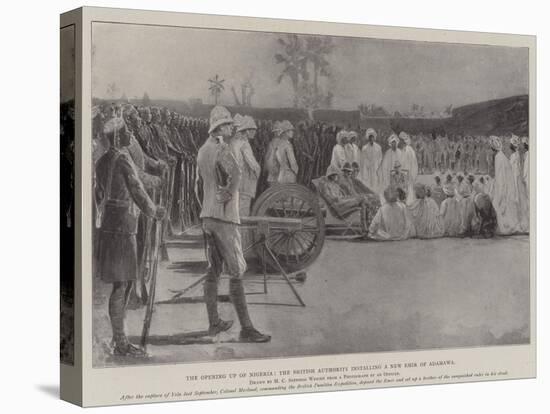 The Opening Up of Nigeria, the British Authority Installing a New Amir of Adamawa-Henry Charles Seppings Wright-Premier Image Canvas