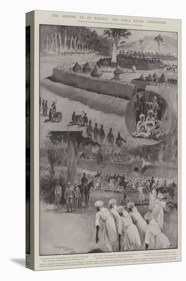 The Opening Up of Nigeria, the Zaria Relief Expedition-Henry Charles Seppings Wright-Premier Image Canvas