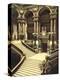 The Opera House, the grand staircase, Paris, France, c.1890-1900-null-Premier Image Canvas