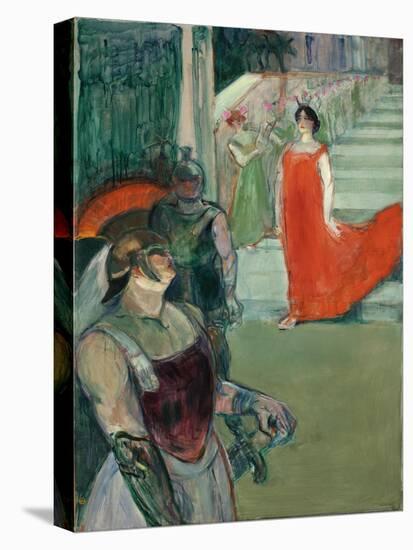 The Opera 'Messalina' at Bordeaux (Messaline Descend L'Escalier Bordé De Figurants), 1900-1901-Henri de Toulouse-Lautrec-Premier Image Canvas