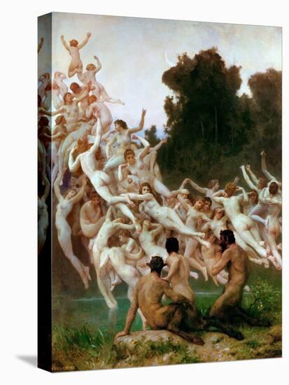 The Oreads (Les Oréade)-William-Adolphe Bouguereau-Premier Image Canvas